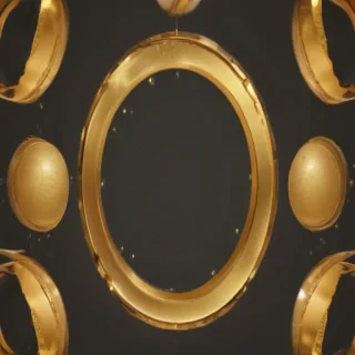 gold circle png