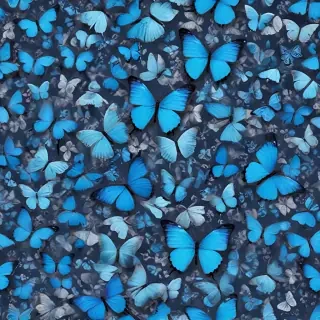 blue butterfly background