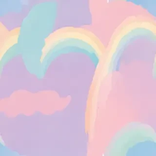 pastel rainbow bg