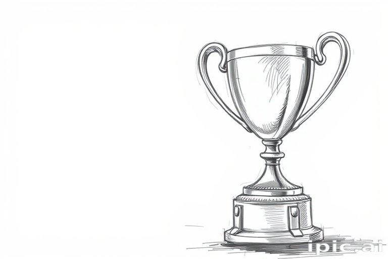trophy drawing