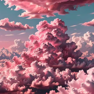 pink cloud aesthetic