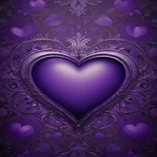 purple hearts wallpaper