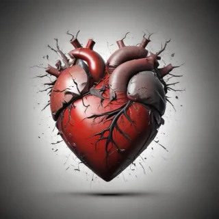 broken heart background
