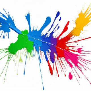 paint splatter transparent