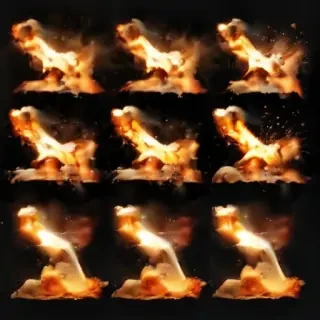 explosion transparent background