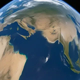earth from space