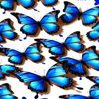 blue butterflies png