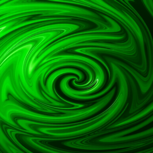 create a vibrant green abstract swirl pattern image with high resolution, 50mm lens, f/8 aperture, ISO 100, shot from a top-down view using a DSLR camera