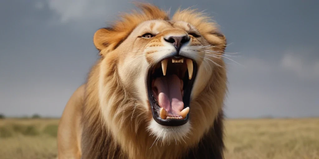 lion roar png