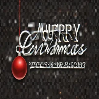 transparent merry christmas