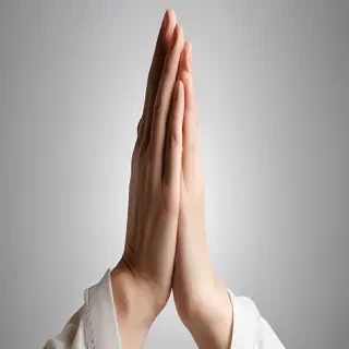 praying hands transparent background