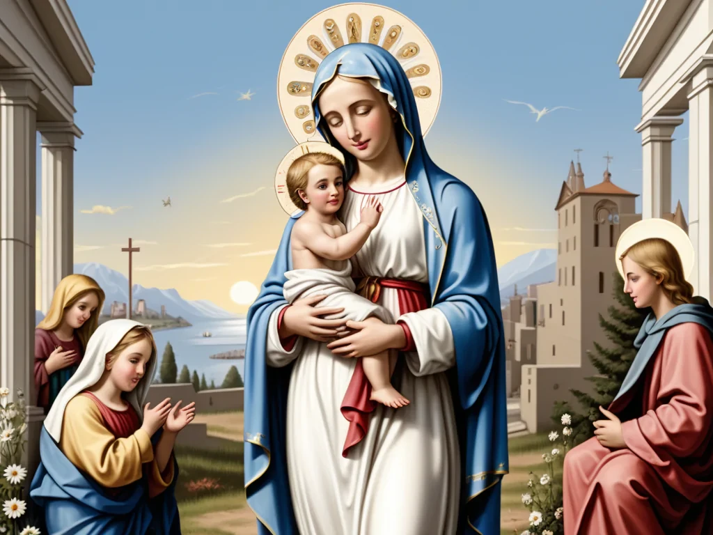 virgin mary clipart