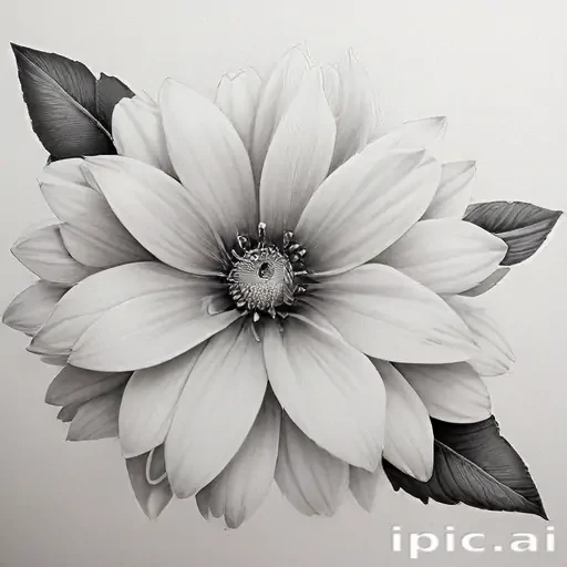 flower drawings pencil