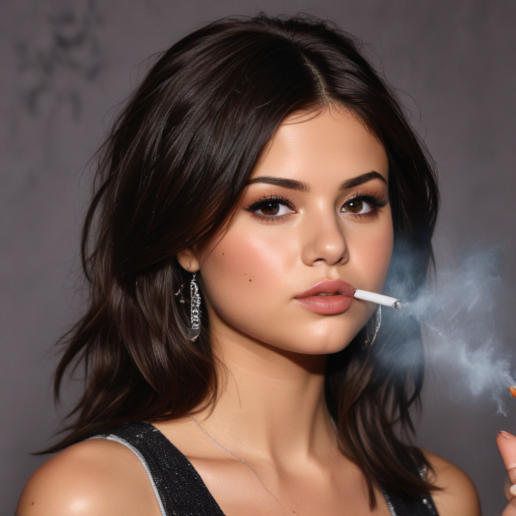 does selena gomez smoke
