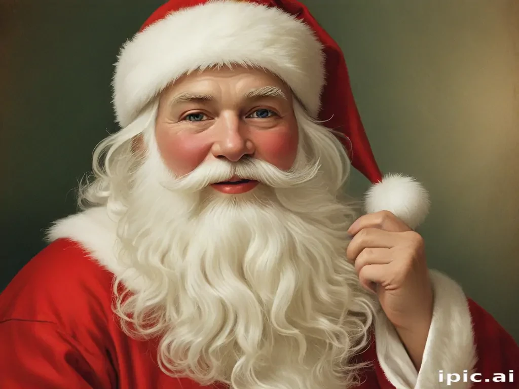 vintage santa images free