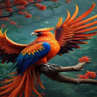 phoenix bird wallpaper