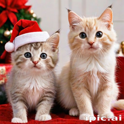 christmas images cats