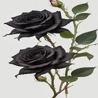 black roses png