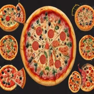 transparent pizza clipart