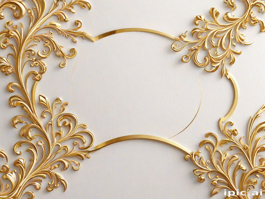 elegant white and gold background
