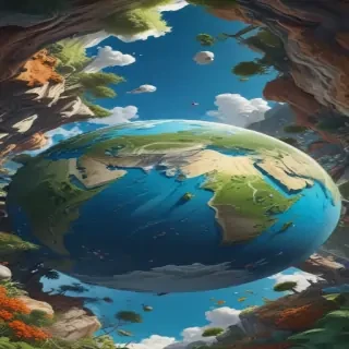cartoon picture planet earth