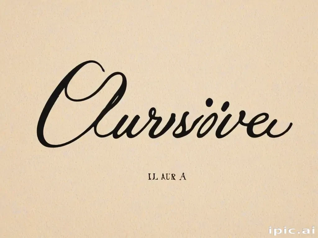 cursive laura