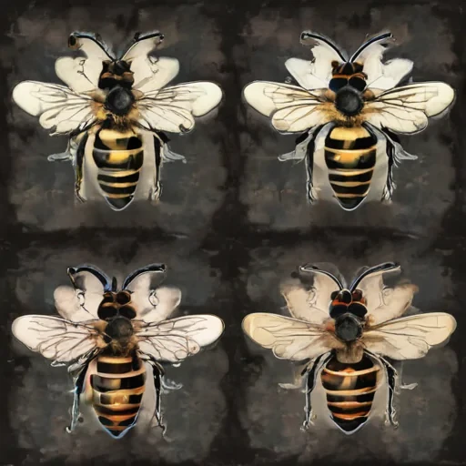 free vintage bee printables