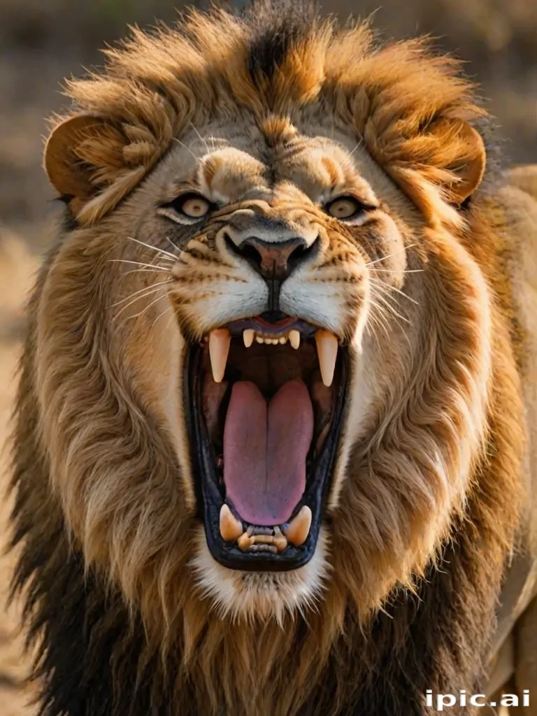 lion roar png