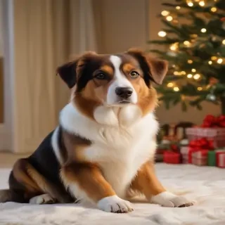 dog pictures christmas