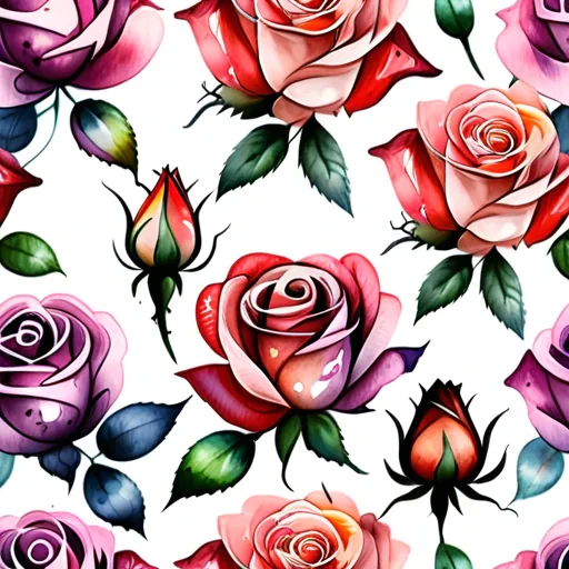 watercolor roses png