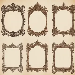 vintage frames png