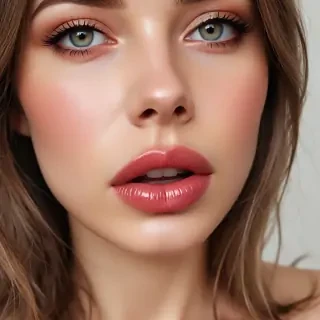 transparent lips
