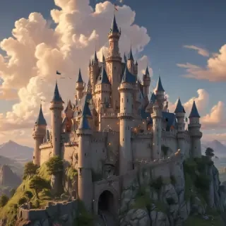 cartoon castle