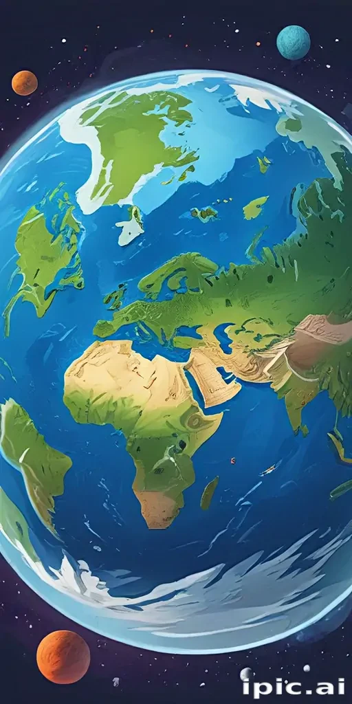 cartoon picture planet earth
