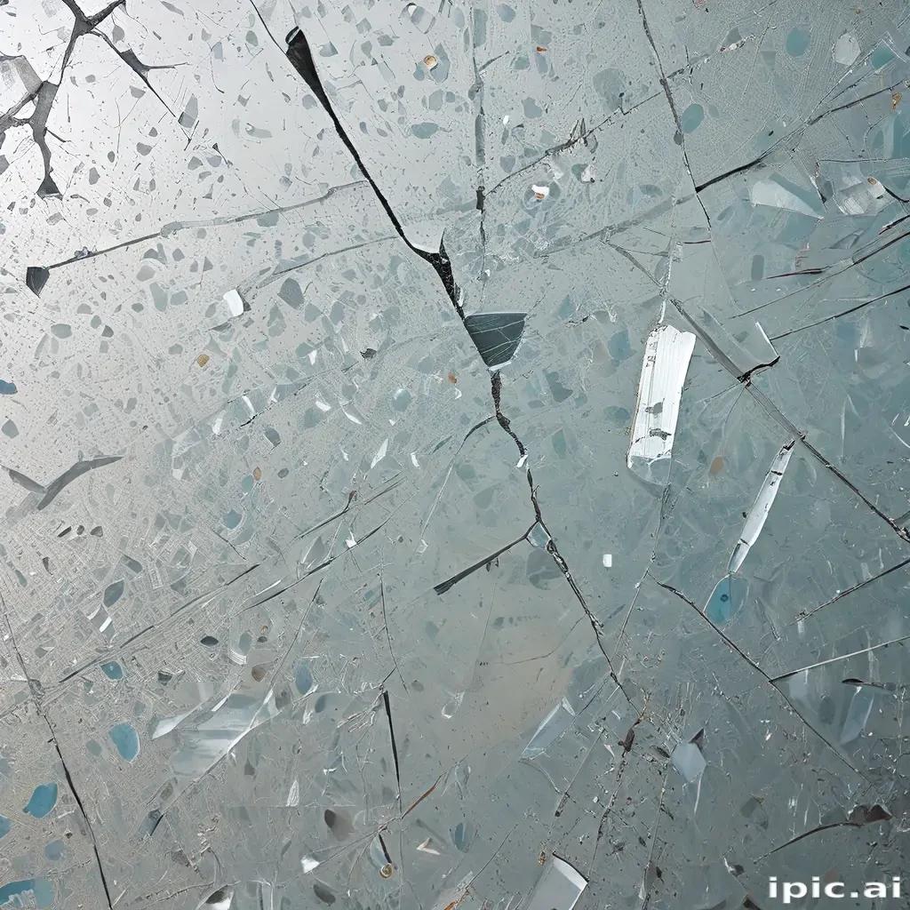 broken glass texture