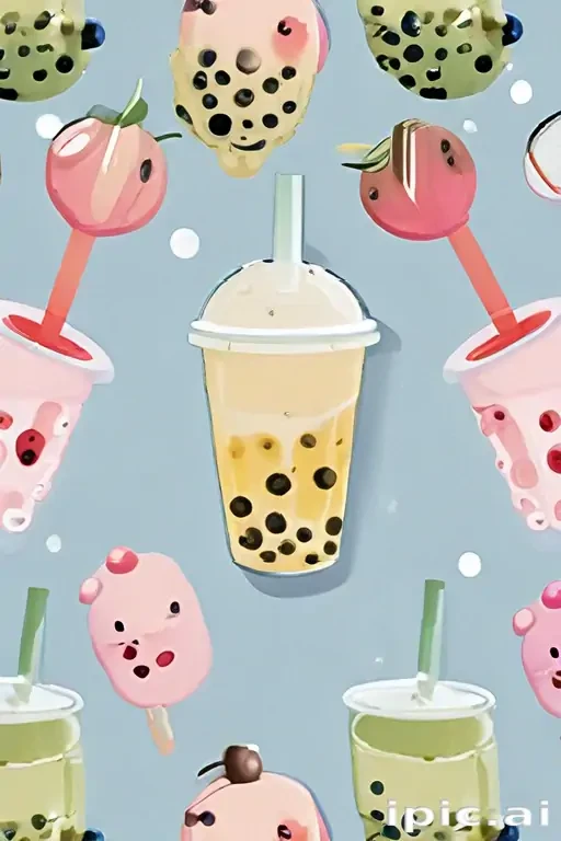 bubble tea wallpaper