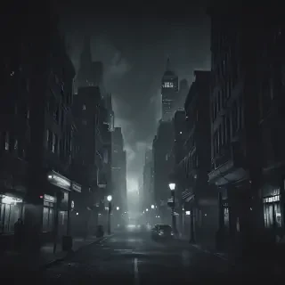 dark city background