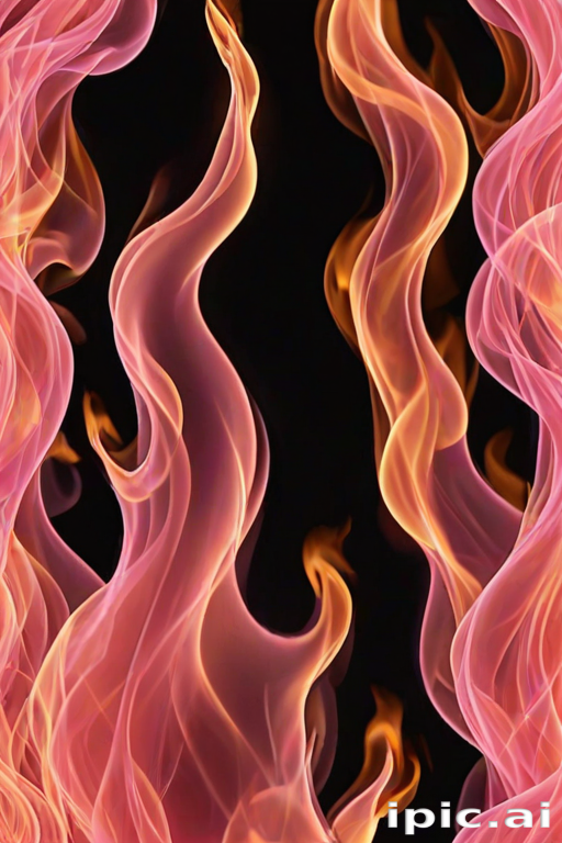 pink flames png