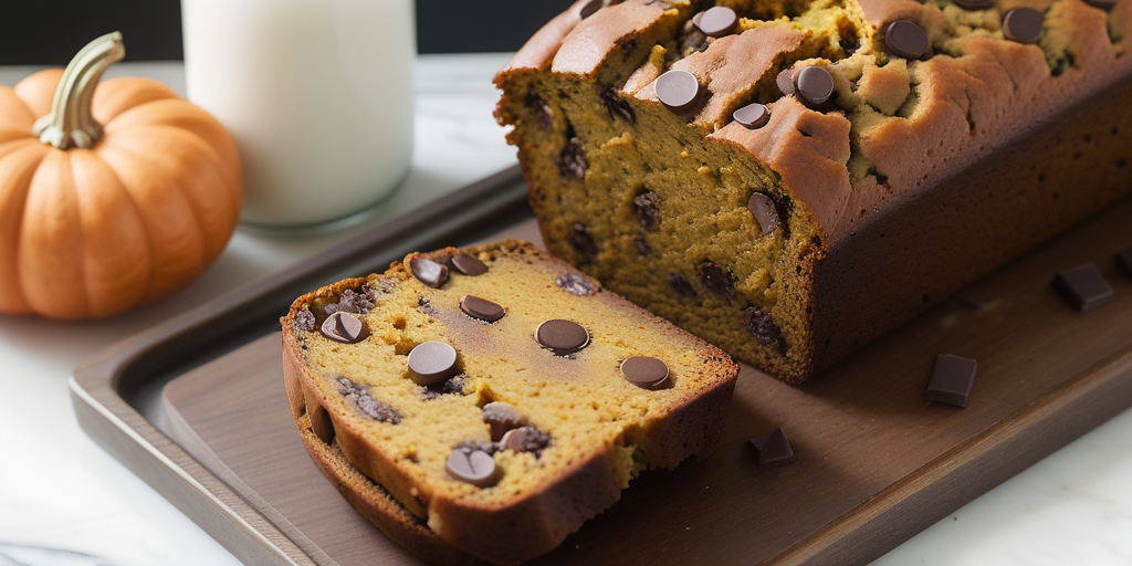gluten free pumpkin chocolate chip bread
