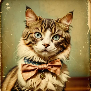 vintage cat