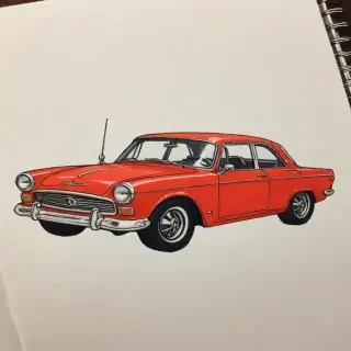 car doodle