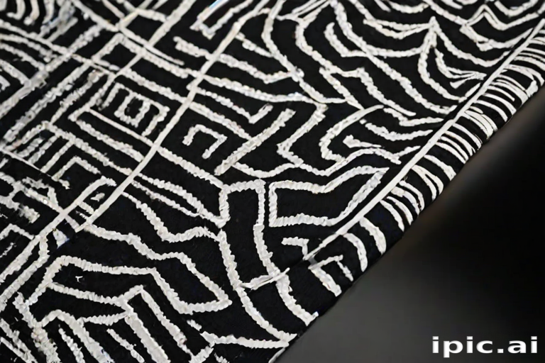 black with white pattern