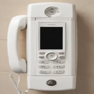 icon phone white