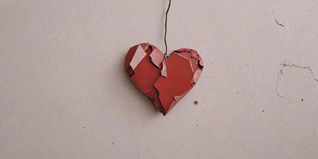 broken heart aesthetic