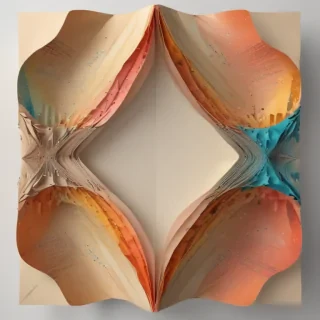 folded paper png
