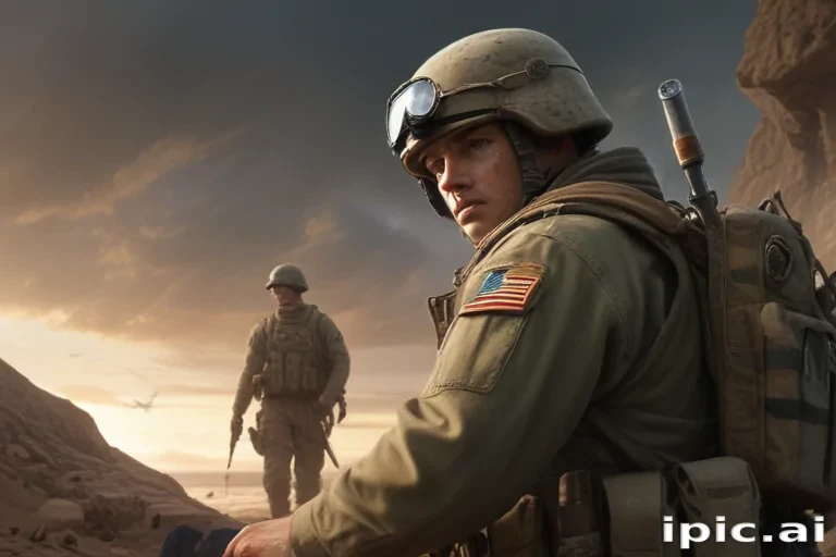 military drawing