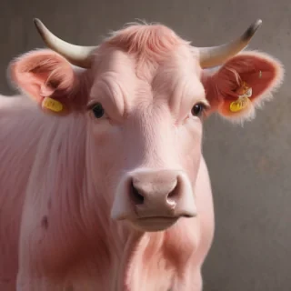 pink cow wallpaper