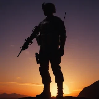 soldier silhouette png