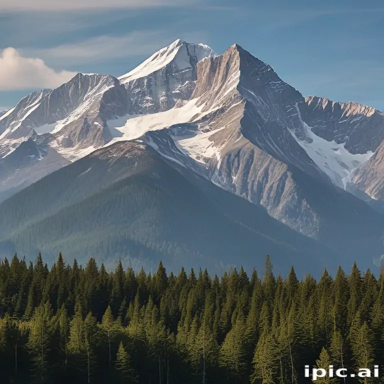 mountainous background