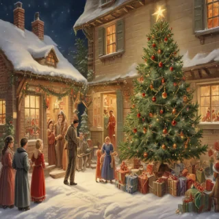 vintage christmas images to print